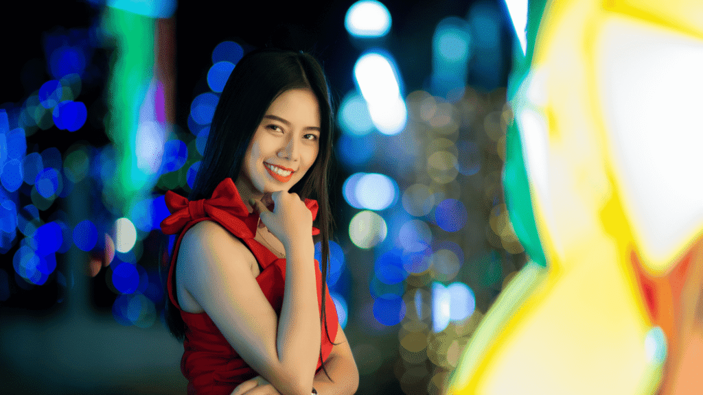 Vibrant City Nightlife Scene